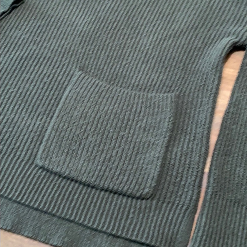 Madewell Patch Pocket Pullover Green Sweater - image 3